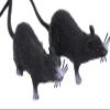 Muzboo 3 Pack Fake Rat, Realistic Mouse Model, Halloween Tricks Pranks Props Toy PVC view 2