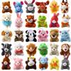32 Piece Mini Plush Animal Toy Set, Cute Small Animals Plush Keychain Decoration for Themed Parties, Kindergarten Gift, Teacher Student Award, Goody Bags Filler for Boys Girls Child Kid Laxdacee view 1