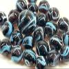 Big Game Toys~25 Glass Marbles Astronaut Translucent Transparent Cobalt Blue/Purple Classic Style Game Pack (24 Player, 1 Shooter) Decor/Vase Filler/Aquarium view 1