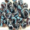 Big Game Toys~25 Glass Marbles Astronaut Translucent Transparent Cobalt Blue/Purple Classic Style Game Pack (24 Player, 1 Shooter) Decor/Vase Filler/Aquarium view 3