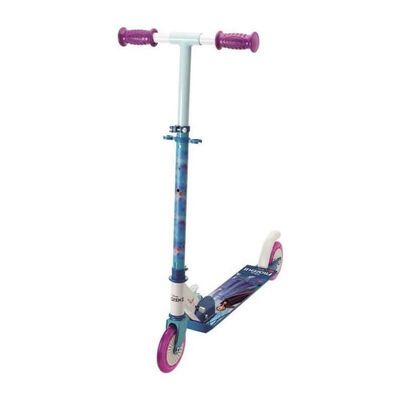 Patinette 2 roues Pliable - SMOBY - Reine des Neiges - Structure mtal - Trottinette avec uidon rglable
