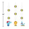 Circus Animals Hanging Decorations, 3 ct view 2