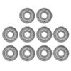 10pcs F695ZZ Double-Shielded Miniature Flanged Ball Bearings 5x13x4mm for Skateboard Waveboard DIY Handmade Toy view 2