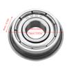 10pcs F695ZZ Double-Shielded Miniature Flanged Ball Bearings 5x13x4mm for Skateboard Waveboard DIY Handmade Toy view 3