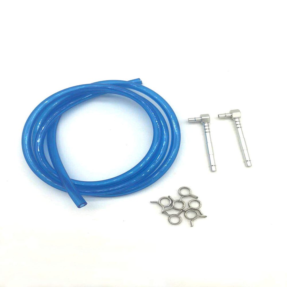 ATOP RC Fuel line kit Sets for Losi 5ive-T/ 2.0/ B and Mini and HPI Baja (Silver)