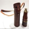 11" Compaq Antique Brown Solid Brass Victorian Style Telescope Nautical Vintage Spyglass Scope view 1