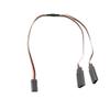 Yiqigou 10Pcs 11.8inch Servo Wire Extension JR Plug 1 Male to 2 Female Servo Y Harness Extension Cable Wire, RC 3 Pin Servo Extension Y Splitter Cable Cord Connector (30cm) view 4