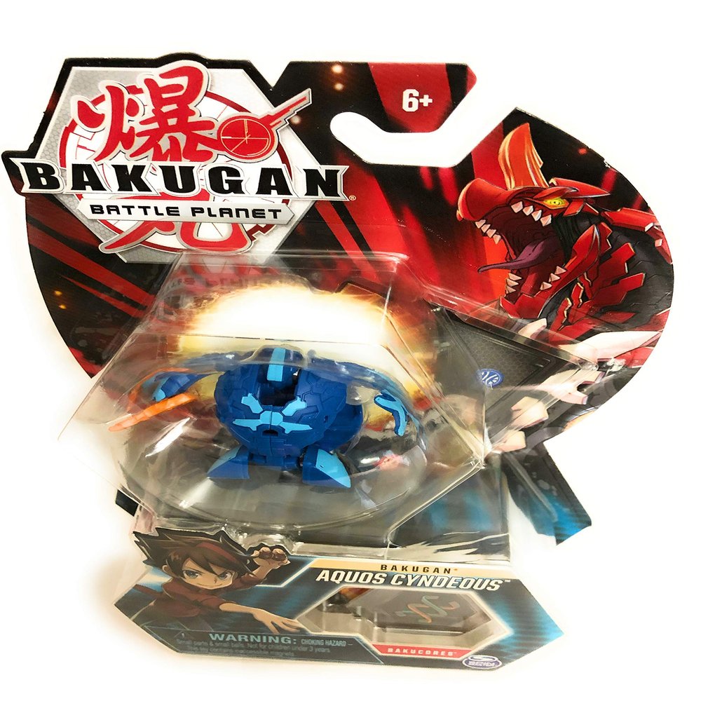 Bakugan, Aquos Cyndeous, 2" Tall Collectible Transforming Creature, for Ages 6 & Up