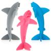 Nuby Grooming Lil Shark Massaging Toothbrush, Colors May Vary, 1pk, 5" view 2