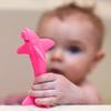 Nuby Grooming Lil Shark Massaging Toothbrush, Colors May Vary, 1pk, 5" view 3