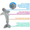 Nuby Grooming Lil Shark Massaging Toothbrush, Colors May Vary, 1pk, 5" view 4