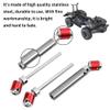 2Pcs Stainless Steel Drive Shaft for RC Crawler Car, 110-155mm Metal CVD Universal Drive Shaft for SCX10 CC01 D90 D110 RC Crawler Car view 3
