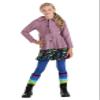 Fun Costumes Girl's Harry Potter Luna Lovegood, Pink Jacket, Blue Leggings & Stripped Leg Warmers for Wizard Cosplay X-Small view 1