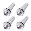 uxcell RC Antenna Mount, M6 Thread, Aluminum Alloy, for RC Boat Silver 4pcs view 1