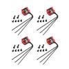 4Pcs DXW D1106 4000KV 1-3S Mini 1.5mm Brushless Motor for 90mm Micro RC Racing Drone Multicopter Quadcopter Aircraft UVA view 2