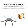 4Pcs XXD A2212 15T 930KV 2-3S Outrunner Brushless Motor for RC Airplane Fixed-Wing Helicopter Multicopter Drone F450 S500 view 4