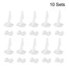 uxcell Control Horn, 27x20mm Plastic Horns with 4 Holes 1.4mm for RC Airplane Parts White 10 Sets view 2