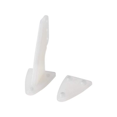 uxcell Control Horn, 30x28.5mm Plastic Horns with 3 Holes 1.4mm for RC Airplane Parts White 10 Sets