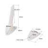 uxcell Control Horn, 30x28.5mm Plastic Horns with 3 Holes 1.4mm for RC Airplane Parts White 10 Sets view 3