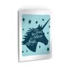 Smile Art Design Time to Believe in Magic Quote Unicorn Wall Decor Unicorn Gift METAL PRINT Kids Room Decor Metal Wall Art Baby Room Decor Nursery Decor Made in the USA- 40x30 view 1