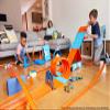 Hot Wheels Toy Car Track Set, Race Crate Transforms into 3 Different Builds, Includes Storage & 2 Cars in 1:64 Scale (Amazon Exclusive) view 2
