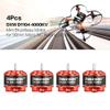 4Pcs DXW D1104 4000KV 1-3S Mini 1.5mm Brushless Motor for 90mm Micro RC Racing Drone Multicopter Quadcopter Aircraft UVA view 1