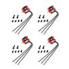 4Pcs DXW D1104 4000KV 1-3S Mini 1.5mm Brushless Motor for 90mm Micro RC Racing Drone Multicopter Quadcopter Aircraft UVA view 2