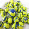 Big Game Toys~25 Glass Marbles Blue TangYellow/Blue Swirl Classic Style Game Pack (24 Player, 1 Shooter) Decor/Vase Filler/Aquarium view 1