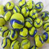 Big Game Toys~25 Glass Marbles Blue TangYellow/Blue Swirl Classic Style Game Pack (24 Player, 1 Shooter) Decor/Vase Filler/Aquarium view 4