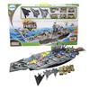 33 Inch Aircraft Carrier with Soldiers Jets Military Vehicles (18 Fighter Jets) view 1