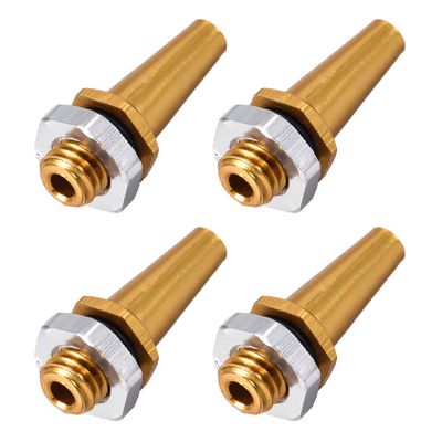 uxcell RC Antenna Mount, M6 Thread, Aluminum Alloy, for RC Boat Golden 4pcs