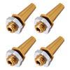 uxcell RC Antenna Mount, M6 Thread, Aluminum Alloy, for RC Boat Golden 4pcs view 1