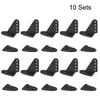 uxcell Control Horn, 20x21mm Plastic Horns with 4 Holes 1.6mm for RC Airplane Parts Black 10 Sets view 2