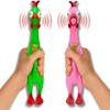 Animolds Squeeze Me Rubber Chicken Toy | Screaming Squeaky Chicken for Kids & Dogs | Novelty Prank Gag Gift (2 Pack Glow in The Dark) view 1