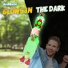 Animolds Squeeze Me Rubber Chicken Toy | Screaming Squeaky Chicken for Kids & Dogs | Novelty Prank Gag Gift (2 Pack Glow in The Dark) view 3