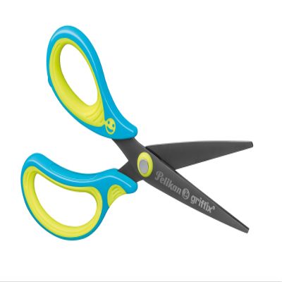Pelikan Griffix School Scissors Neon Fresh Blue Left-Handed Model Pointed 15 cm