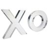 OnDisplay Luxe Acrylic Tic Tac Toe Set - Luxury Executive Board Game (Clear) view 3