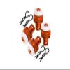Aluminum Front & Rear Magnetic Body Posts For Arrma 1:10 Granite 4X4 / Big Rock Crew Cab 4X4 3S / Big Rock 4X4 V3 3S - 4Pc Set Orange view 1