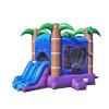 HeroKiddo 14x18 Enchanted Forest Inflatable Bounce House with Dual Lane Slide Combo, Built-in Basketball Hoop and Blower, 14.5' Tall Commercial PVC Jumper for Kids and Adult, Indoor & Outdoor