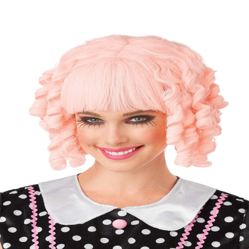 iCanvasART Pink Doll Wig - ST