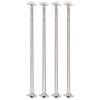 4-Pack Front/Rear Driving Dogbone Shaft 100MM Long 538104 for 1/10 RC Model Car Wltoys Spare parts (Silver) view 1