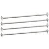 4-Pack Front/Rear Driving Dogbone Shaft 100MM Long 538104 for 1/10 RC Model Car Wltoys Spare parts (Silver) view 2