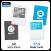 WHAT DO YOU MEME? New Phone, Who Dis? by Relatable, The Offline Text Message Party Game, Spicier Edition Card Games for Adults, Game Night Games, Includes 50 Inbox Cards & 250 Reply Cards view 3