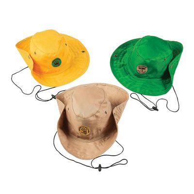 Fun Express African Safari Vbs Outback Hat - Apparel Accessories - Hats - Fabric Hats - VBS Vacation Bible School Supplies/Decor - 12 Pieces