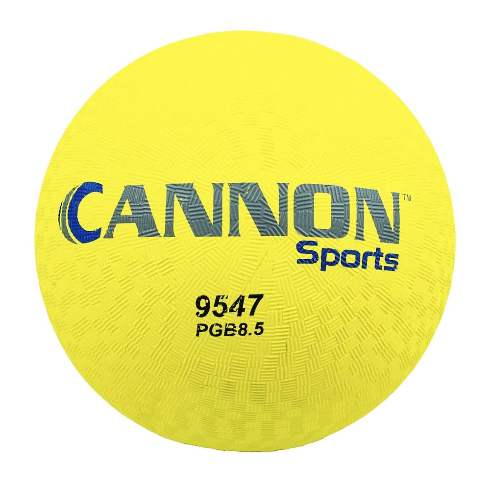 Cannon Sports Durable Rubber Playground Ball for Multi-Game Fun - Perfect for 4-Square, Kickball, Dodgeball, and Handball - Multiple Color Options and Sizes (8.5 Inch)