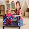 Baby Doll Crib Set, Toy Pack n Play Bassinet Blanket & Carry Bag for Baby Doll Playpen Fits up to 20" Doll | Allows for Easy Compact Folding for Storage Toy, view 2