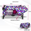 Baby Doll Crib Set, Toy Pack n Play Bassinet Blanket & Carry Bag for Baby Doll Playpen Fits up to 20" Doll | Allows for Easy Compact Folding for Storage Toy, view 4