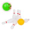 Liberry Kids Bowling Set, 10 Plastic Toy Bowling Pins & 2 Balls, Toddler Indoor Outdoor Sports Games, Educational Birthday Gifts for Boys Girls Ages 2 3 4 5 (White) view 3