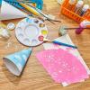 Bright Creations Party Hats Blank White Cone - 50 Count, 6 in, Pre-strung Elastic - Birthday Hats & Celebration Decor view 3