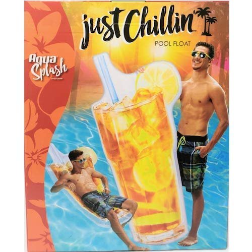 Aqua Splash Just Chillin Pool Float! Style in The Summer Time!